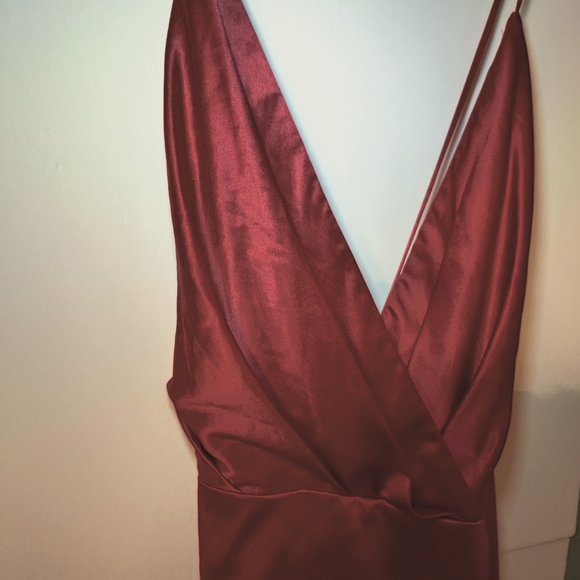 House Of CB Strappy Draped Lola Mini Dress Medium - Picture 8 of 13